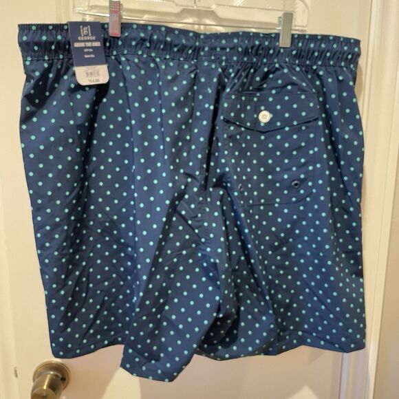 MEN’S Swim Shorts George Above the Knee UPF50 Big and Tall 2XL 44/46 NWT - Picture 8 of 8